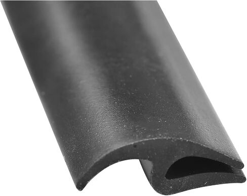 سيارة Universal Front Windshield Plate Sealing Snroof Weatherstrip Rubber 2M أسود على شكل H على شكل H على شكل H in Saudi Arabia