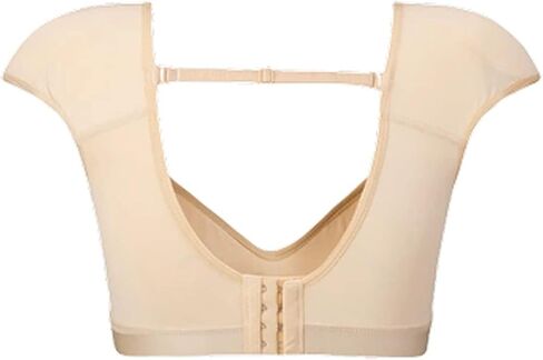 Women Tops 2 in 1 Built-in Shoulder Pad Ladies Padded Tank Top Shirt Elastic Soft Underwear, Bra With Chest Pad(XL,White) in Saudi Arabia