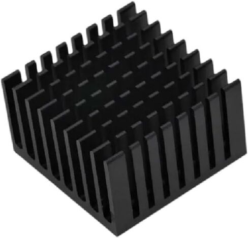 Electronic Heatsink Radiator Cooler 37X37X24MM High Black Slot Heat Sink New 2025 for Reliable Component, Precision, Stable Performance in Saudi Arabia