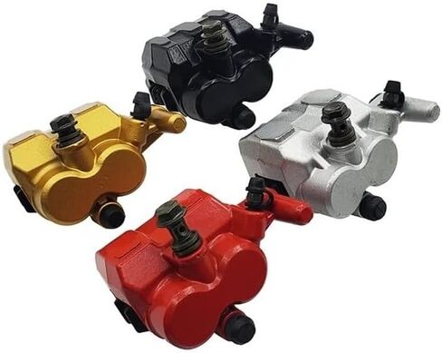Motorcycle Front and Rear Disc Brake Calipers Suitable for GY6 125cc 150cc 200cc 250cc ATV(Red) in Saudi Arabia