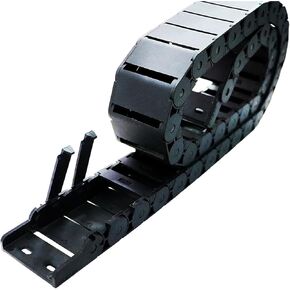 7 x 7mm 7 * 7mm L1000mm Cable Drag Chain Wire Carrier with End Connectors Non-Opening for CNC Router Machine Tools in Saudi Arabia