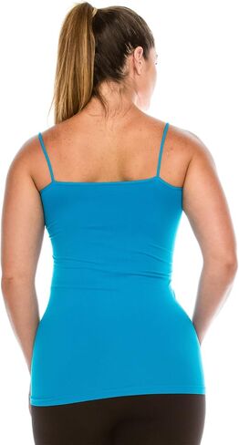 Kurve Plus Size The Cami Tank Top الممتاز ، أقمشة الحماية للأشعة فوق البنفسجية UPF 50+ (مصنوعة من الحب في الولايات المتحدة الأمريكية) in Saudi Arabia