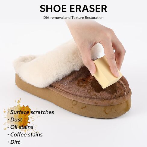 طقم منظف الأحذية ، طقم تنظيف من جلد الغزال و Nubuck مع منظف الأحذية ، واقي أحذية ، وممحاة للأحذية وممحاة من جلد الغزال ، ومجموعة العناية بالأحذية للأحذية من جلد الغزال ، والجلد ، والجلد ، و uggs ، وجلس الأغنام in Kuwait