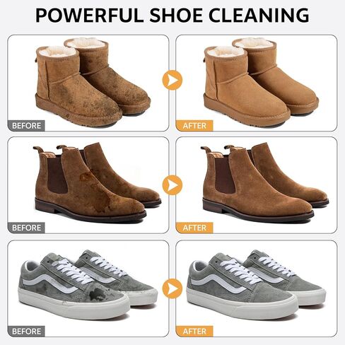 طقم منظف الأحذية ، طقم تنظيف من جلد الغزال و Nubuck مع منظف الأحذية ، واقي أحذية ، وممحاة للأحذية وممحاة من جلد الغزال ، ومجموعة العناية بالأحذية للأحذية من جلد الغزال ، والجلد ، والجلد ، و uggs ، وجلس الأغنام in Kuwait