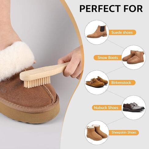 طقم منظف الأحذية ، طقم تنظيف من جلد الغزال و Nubuck مع منظف الأحذية ، واقي أحذية ، وممحاة للأحذية وممحاة من جلد الغزال ، ومجموعة العناية بالأحذية للأحذية من جلد الغزال ، والجلد ، والجلد ، و uggs ، وجلس الأغنام in Kuwait
