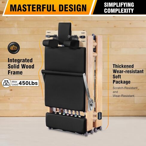 Pilates Moon Box Lite, Enhance Your Pilates Workout with Superfiber Leather, Portable, Wear-Resistant, and Anti-Slip Pilates Equipment in Saudi Arabia