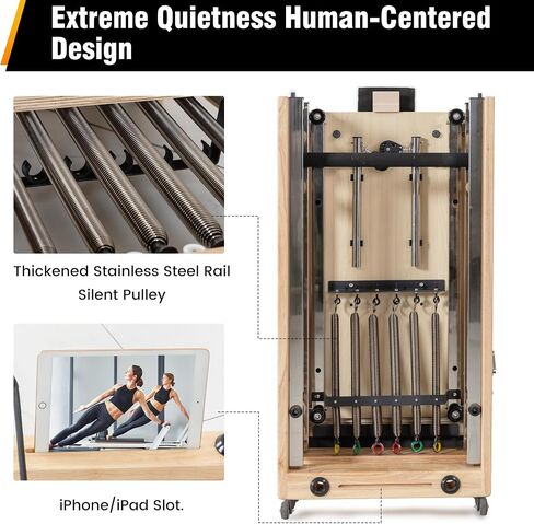Pilates Moon Box Lite, Enhance Your Pilates Workout with Superfiber Leather, Portable, Wear-Resistant, and Anti-Slip Pilates Equipment in Saudi Arabia