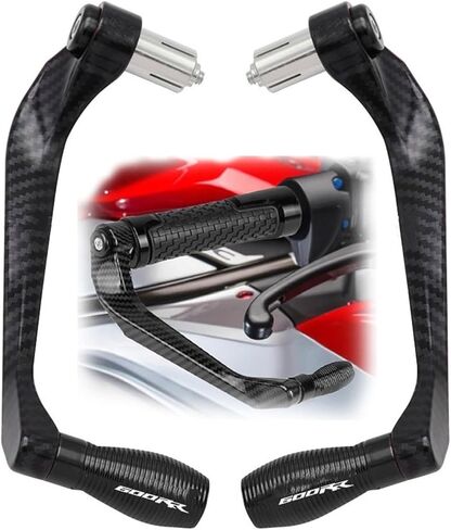 رافعة يدوية واقي ل H-Onda CBR600RR CBR 600RR 2023 2022 2021 2020-2003 2002 2001 دراجة نارية Universal Handlebar Grips Brake Brake Clutch Bar Guard Guard (Black) in Kuwait