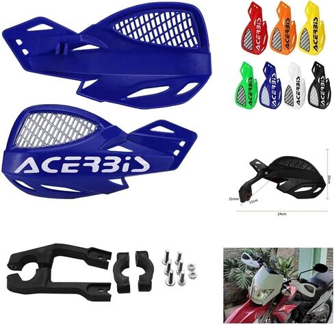 Motorcycle Hand Guard Handguard Shield Windproof Protective Gear Compatible with 225/250 450 530EXC EXC-R XC-W XCR-W(Red) in Saudi Arabia