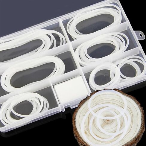 Silicone O-Ring Rubber Ring Set Tap Seal NBR FKM Gasket Box Ring Repair Kit Valve Water Repellent Oil Resistant Gasket Kit(Green-225pcs) in Saudi Arabia