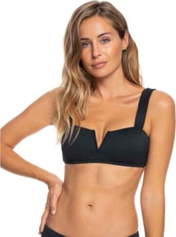 Roxy Women's Bralette Bikini قابلة للتعديل ، سريع الجفاف ، UPF 50+ ، حمام السباحة ، الأمواج ، ارتداء المنتجع in Saudi Arabia