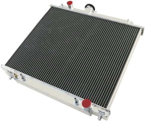 Radiator Aluminium Radiator Compatible For Mitsubishi Montero Pajero NJ NK NL 2.8L 4cyl V46W V26W 4M40 Diesel 1994-2000 95 96 97 98 99 00(Radiator And 2 Fans) in Saudi Arabia