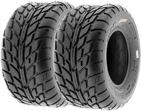 SunF A021 TT Road Go ATV UTV Flat Track & Asphalt Tires 19x6-10 Front & 225/45-9 Rear, 6 PR, Set of 4 in Saudi Arabia