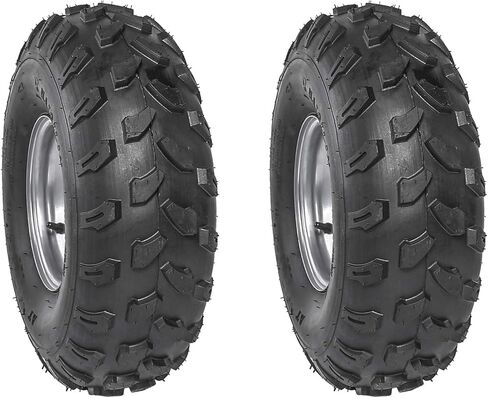 2PCS 19x7-8 ATV Tires 19x7.00-8 Tubeless Go Kart Wheel Tire with Rim for Quad Bike 4 Wheelers in Kuwait