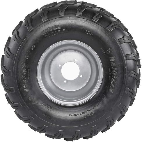 2PCS 19x7-8 ATV Tires 19x7.00-8 Tubeless Go Kart Wheel Tire with Rim for Quad Bike 4 Wheelers in Kuwait