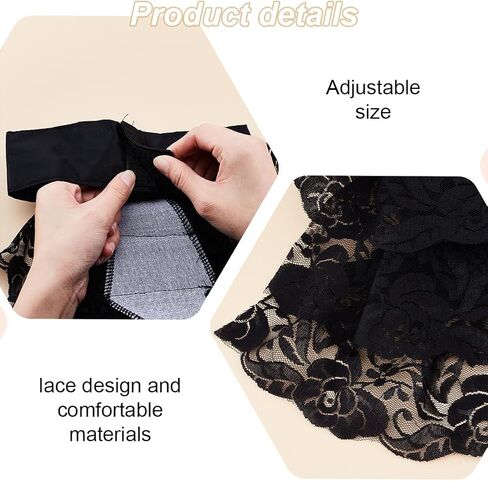 1pc أسود jabot jabot الدانتيل jabot jabot necktie roffled طوق قابلة للفصل ملحق الأزياء المستعمرة المستعمرة للنساء ملابس cosplay فستان in Saudi Arabia