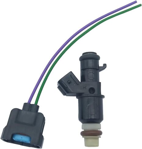 15710-45G01 1pcs Fuel Injector W/Plug 8 Holes Replacement for Suzuki Quadracer 450 LTR450 2006-2009 1571045G01 in Saudi Arabia