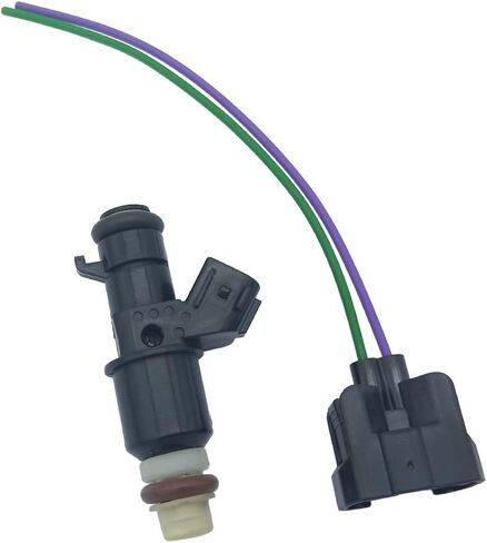 15710-45G01 1pcs Fuel Injector W/Plug 8 Holes Replacement for Suzuki Quadracer 450 LTR450 2006-2009 1571045G01 in Saudi Arabia