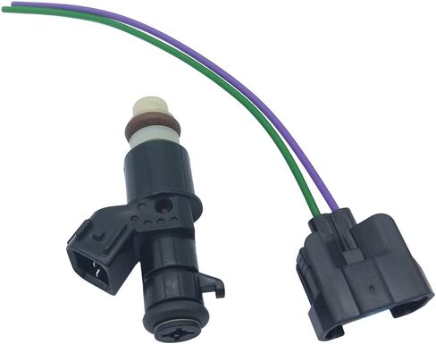 15710-45G01 1pcs Fuel Injector W/Plug 8 Holes Replacement for Suzuki Quadracer 450 LTR450 2006-2009 1571045G01 in Saudi Arabia