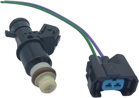 15710-45G01 1pcs Fuel Injector W/Plug 8 Holes Replacement for Suzuki Quadracer 450 LTR450 2006-2009 1571045G01 in Saudi Arabia