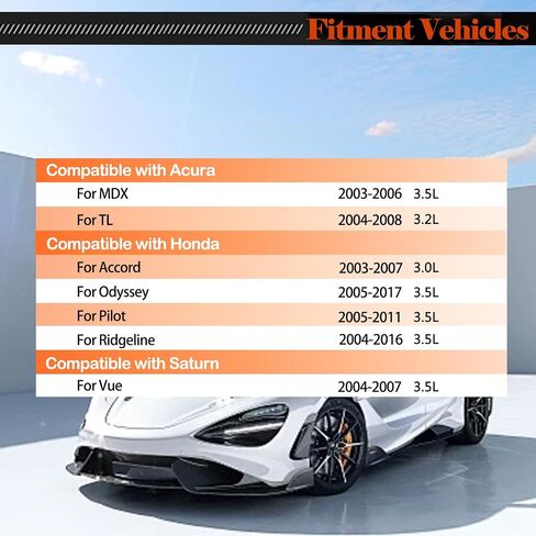 حقن الوقود 8001492N مجموعة من 6 متوافقة مع هوندا أكورد 2003-2007 ، لأوديسي 2005-2017 ، من أجل Acura MDX 2003-2006 ، لزحل Vue 2004-2007 V6 3.0L 3.5L استبدال FJ485 ، FJ472 in Saudi Arabia