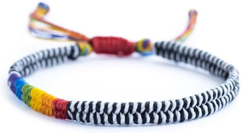 Wakami Colorful Bracelet | Handmade Women's Jewelry | Boho Bracelets for Women & Men | Trendy Beaded Bracelet Stack | Fair Trade, Waterproof Waxed Thread in Kuwait