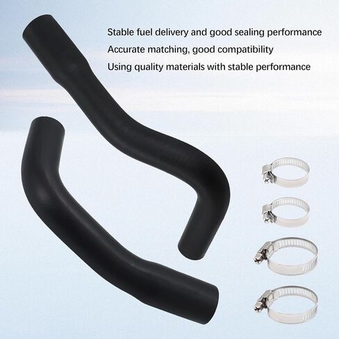 Fuel Filler Hose & Vent Hose Kit Fit for Jeep Wrangler YJ 1987-1995 20 Gallon Plastic Tank Replace 52040079 52040081 in Saudi Arabia
