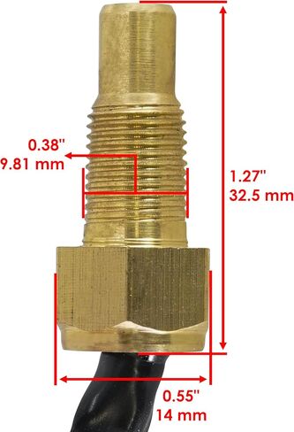 Caltric Fan Heat Sensor Switch Compatible with Arctic Cat 3530-045 3530-038 in Saudi Arabia