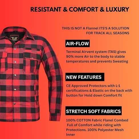 سترة دراجة نارية مدرعة للرجال-قميص ركوب معتمد in Kuwait