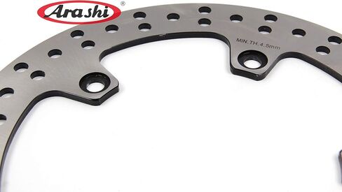 دوار قرص الفرامل الخلفي Arashi لـ BMW F800GS Adventure ABS 2013-2018 / F800GT ABS 2013-2020 / F800R 2009-2020 إكسسوارات استبدال الدراجات النارية F 800 GS 800 GS800 Silver in Kuwait