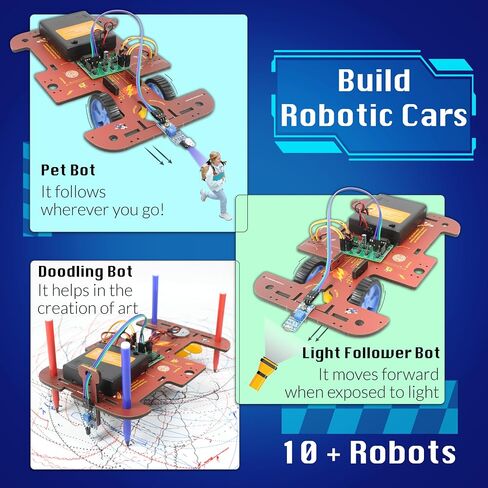 Butterfly EduFields 10in1 STEM Electronics Robotics Kit for Kids Ages 8-12 in Kuwait
