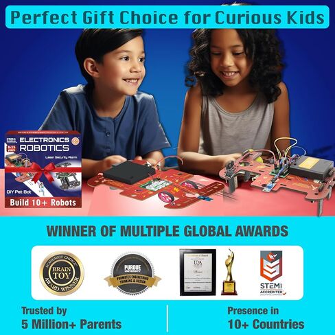 Butterfly EduFields 10in1 STEM Electronics Robotics Kit for Kids Ages 8-12 in Kuwait