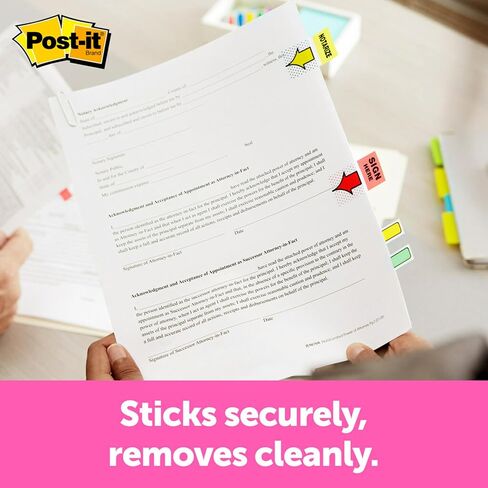 Post-it Flags Arrow Message 1" Page Flags, 200 "Sign Here", 48 Arrow, Four Colors, 248/Pack in Saudi Arabia