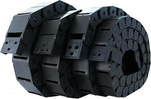 7 x 7mm 7 * 7mm L1000mm Cable Drag Chain Wire Carrier with End Connectors Non-Opening for CNC Router Machine Tools in Saudi Arabia