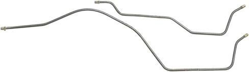 أنبوب مضمّن متوافق مع 1976-82 Jeep CJ-5 1976-81 CJ-7 ، Quadratrack ، 3/16 "خطوط الفرامل المحورية الخلفية 2pc ، غير القابل للصدأ in Kuwait