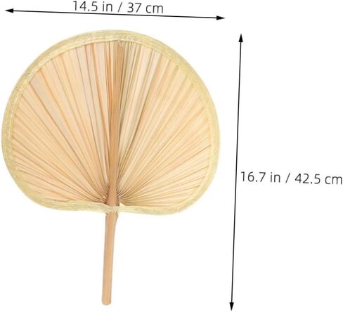 Homoyoyo 4pcs مروحة راتان منسوجة يدويًا لتبريدها على الطراز العرقي للديكور المنزلي والأحداث الخارجية تصميم أنيقة للأيام الحارة in Saudi Arabia