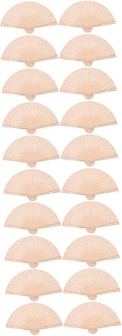 Alipis 5Sets Retro Hand Fans Wooden Wedding Favors Fans Fans for Women Perfect for Pirfies 4pcs*5 in Kuwait