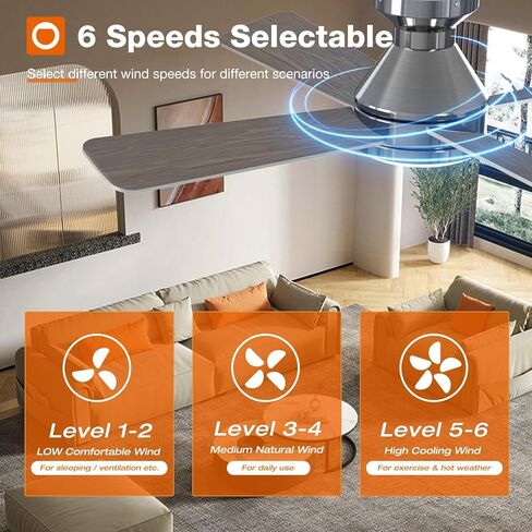 addlon Ceiling Fans with Lights, 42 inch Low Profile Ceiling Fan with Light and Remote Control, Flush Mount, Reversible, 3CCT Dimmable 4 Blades Black Small Ceiling Fan for Bedroom Indoor/Outdoor Use in Kuwait