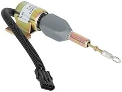 All States Ag Parts Parts A.S.A.P. Fuel Solenoid Assembly - 24V Straight Bracket fits Case 9020B 821C CX160 621B 9010B 850G 521D 621D CX130 9030B 621C 87435488 fits Cummins 3991168 3932530 3931590 in Kuwait