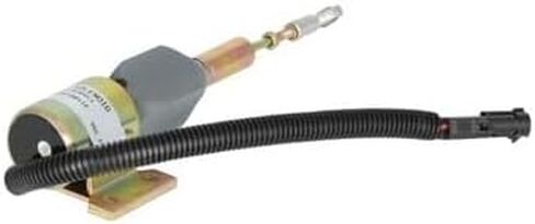 All States Ag Parts Parts A.S.A.P. Fuel Solenoid Assembly - 24V Straight Bracket fits Case 9020B 821C CX160 621B 9010B 850G 521D 621D CX130 9030B 621C 87435488 fits Cummins 3991168 3932530 3931590 in Kuwait