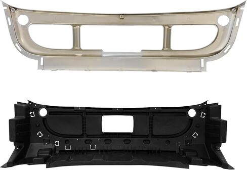 طقم مصد بنسون الأمامي الكامل مع التعزيز الداخلي ， w/o ثقوب الضوء الضبابية مناسبة لشحن Cascadia 2008-2017 6CS in Kuwait