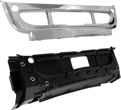 طقم مصد بنسون الأمامي الكامل مع التعزيز الداخلي ， w/o ثقوب الضوء الضبابية مناسبة لشحن Cascadia 2008-2017 6CS in Kuwait