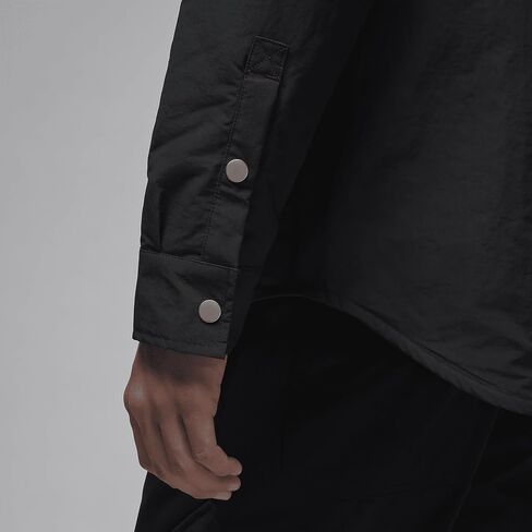 Air Jordan Men's Button-Down Top (Off Noir, FV7432-045) in Saudi Arabia