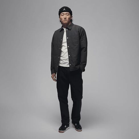 Air Jordan Men's Button-Down Top (Off Noir, FV7432-045) in Saudi Arabia