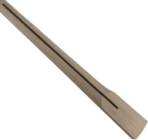Yinfente Bass Guitar Neck 20fret 34inch Maple Rosewood Fretboard Block Inlay DIY Guitar Block Inlay (Rosewood Fretboard) in Saudi Arabia