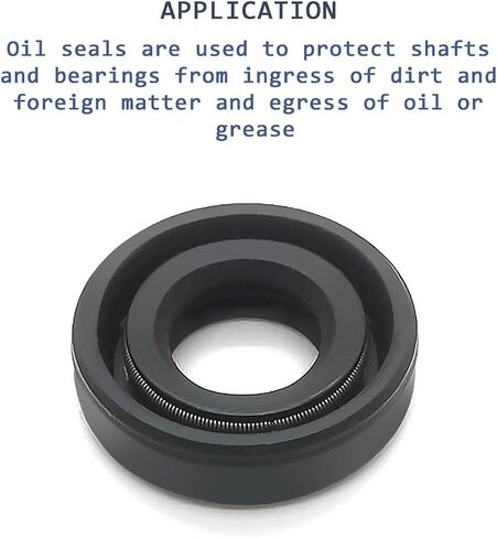 Crankcase Gear Shifter Shaft Oil Seal Rubber Sealing Rings for Yamaha Yzf-R6 Ttr125 Yz125 Blaster200 Yz85 Shifts Shaft Oil Seal Drive Train (Black) in Kuwait