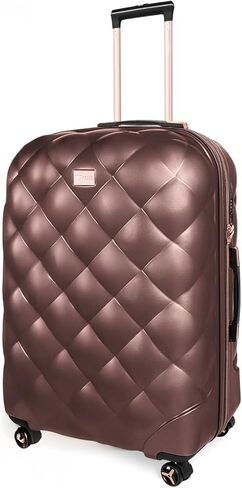20''+14''Carry On Luggage Hardshell Expandable Suitcase w/Spinner Wheels and TSA LOCK,2 Piece Luggage Set,ROSE GOLD in Kuwait