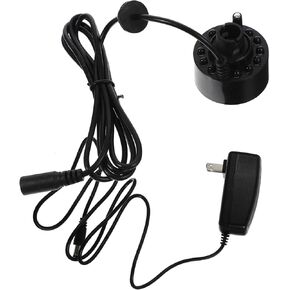 Small Atomizing Mist Maker for Fish Tanks and Rockery Create Fog Atmosphere for Aquariums Birdbaths and Vases Humidifier Led Lights Us Plug in Saudi Arabia
