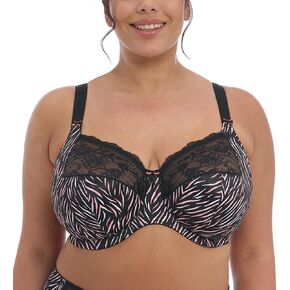 Elomi Women's Plus Size Morgan Banded Underwire Stretch Lace Bra, White, 36K in Kuwait