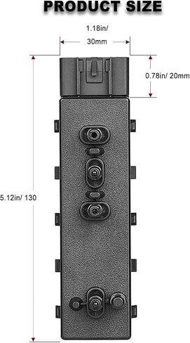 6-Way Power Seat Adjust Switch Compatible with 2005-2015 Edge Escape Expedition Explorer Flex F150 F250 F350 MKX & More,Replace OE# 5F9T-14B709-AA,Driver Side Passenger Side Power Seat Adjust Switch in Kuwait